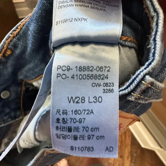 Levis Jeans 721 High Rise Skinny-Size 28 - Picture 6 of 7
